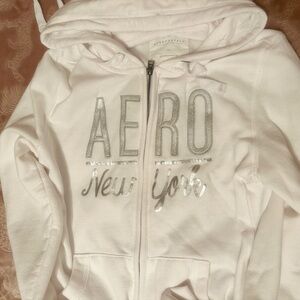 Aeropostale White Hoodie with Tag